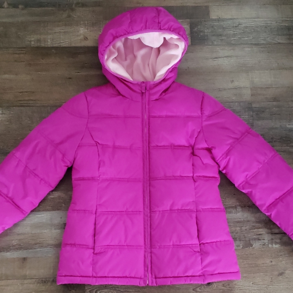 Faded glory puffer snow coat girls size 10/12